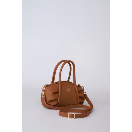 Елегантна рижа сумка через плече