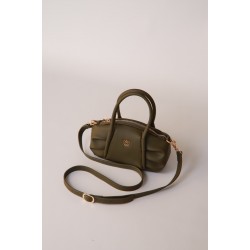 Елегантна сумка кольору хакі через плече