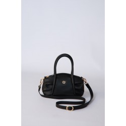 Елегантна чорна сумка через плече