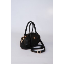 Елегантна чорна сумка через плече