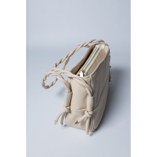 Сумка молочна із плетеною ручкою,універсальний варіант