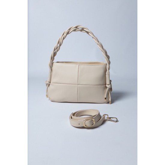 Сумка молочна із плетеною ручкою,універсальний варіант