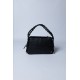 Сумка чорна із плетеною ручкою,універсальний варіант